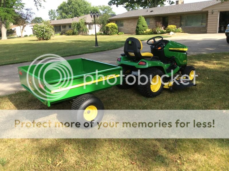 John Deere X530 With 21 Dump Cart Image 1 Photo by StratticusFinch