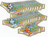 25 cigar bands Alvaro Spain 1982 World Cup Football 1982 iss in 1982