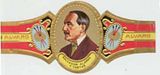 200 BIG cigar bands Alvaro Famous Men In Painting iss in 1974