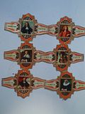 6 BIG cigar bands El Bas Paintings Of Ferdinand Bol Set B