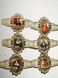 6 BIG cigar bands El Bas Paintings Of Ferdinand Bol Set C