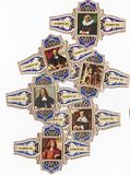 6 BIG cigar bands El Bas Paintings Of Ferdinand Bol Set D