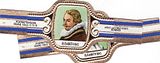 15 cigar bands El Bas Portraits Paintings Of Frans Hals blue