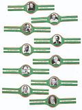 10 cigar bands Florida Nobel Price Winners green
