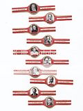 10 cigar bands Florida Nobel Price Winners red