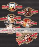 24 cigar bands Karel I Disney Parade Type Karel I iss in 1973