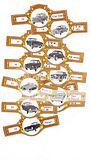 12 cigar bands Old Dutch Auto brown iss in 1979