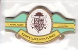 24 cigar bands Rf Heraldry - Churches green iss in 1984