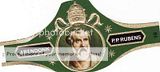 24 cigar bands Pp Rubens Popes - Serie 1 green iss in 1970