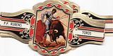 12 BIG cigar bands Pp Rubens Toros Bullfighter red iss in 1974