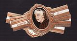 5 cigar bands Stompkop Kon Elisabeth Van Belgie brown iss in 1966