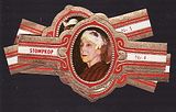 5 cigar bands Stompkop Kon Elisabeth Van Belgie red iss in 1966