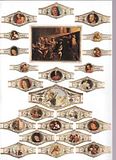 24 cigar bands Washington The History Of Art Painting Set 42