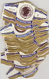 72 cigar bands Washington Old Car Badges blue