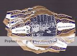 12 cigar bands Washington Series J Images Inside Cigar Factory blue