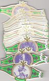 99 cigar bands Washington Series H Native American Indians green