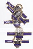 5 cigar bands Washington In Memoriam Charles De Gaulle + S blue