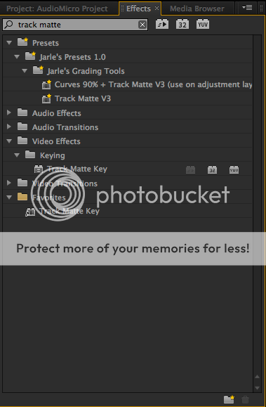 Adobe Premiere Pro: Multi Matte Transition Track Matte Key